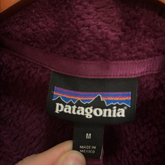 Patagonia M fuchsia Fleece Pullover - Picture 2 of 5